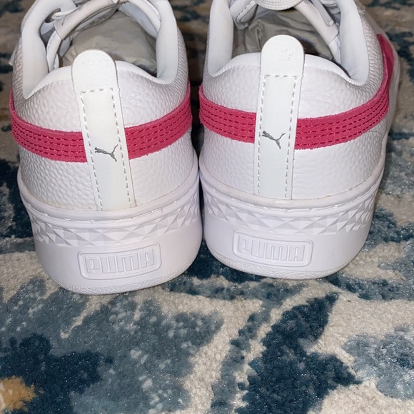 Womens Puma Smash Platform Sneakers - Picture 3 of 11